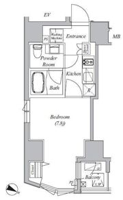 Casa Splendido La plus 元赤坂の間取り画像