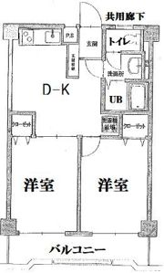 トーアホワイトハイツの間取り画像