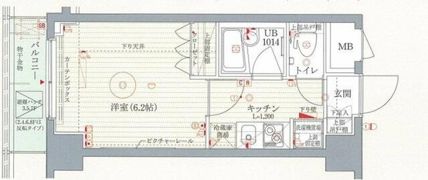 キャッスルステージ東池袋の間取り画像