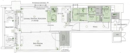 エステムプラザ名古屋D．C．2027の間取り画像