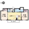 シャーメゾン久津川の間取り画像