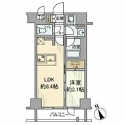 グレンドール五反田の間取り画像