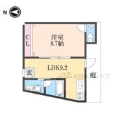 コーポウエムラの間取り画像