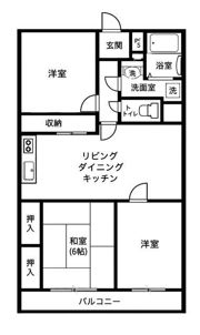 b’CASA東松山Ⅱre－bornの間取り画像