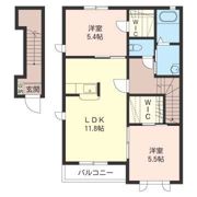 フォレスタBの間取り画像