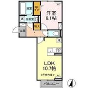 エスポワール Bの間取り画像