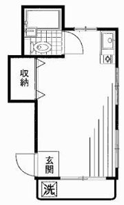 フラット久我山の間取り画像