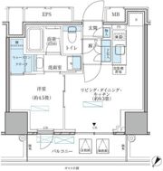 パークアクシス五反田スカイタワーの間取り画像