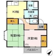 サウスコーポBの間取り画像