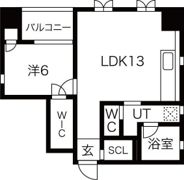RINASCERE (リナッシェレ)の間取り画像