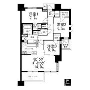 プラウドタワー名古屋久屋大通公園の間取り画像