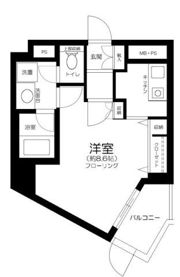 ルシェール赤坂の間取り画像