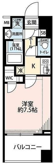 プレール・ドゥーク蔵前の間取り画像