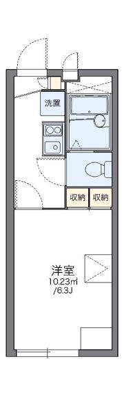 レオパレスシティーハイムの間取り画像