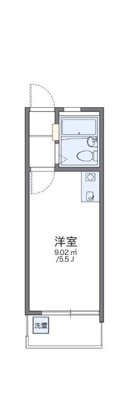 レオパレス祐天寺の間取り画像
