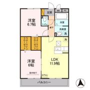 ロイヤルガーデンすみれ野 Aの間取り画像