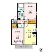 パティオ リラの間取り画像