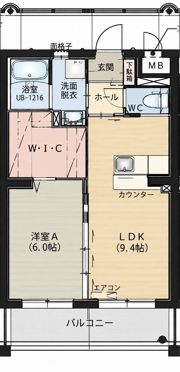 Vivido arcobaleno（ビビッド アルコバレーノ）の間取り画像