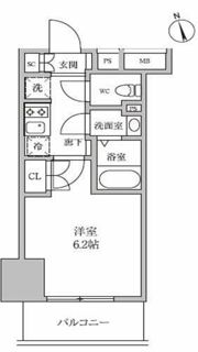 レジディア蒲田Ⅳの間取り画像