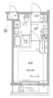 パティーナ蒲田の間取り画像