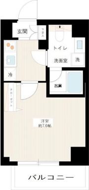 REALIZE蒲田Ⅲの間取り画像