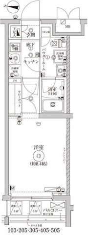 レアライズ羽田の間取り画像