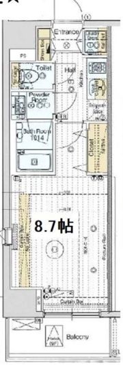 フュージョナル本所アーリアの間取り画像