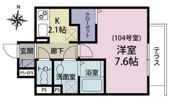 クレスト蒲田の間取り画像