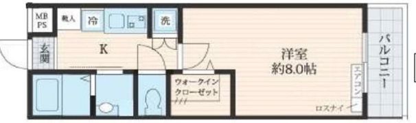 フォセット東日暮里の間取り画像
