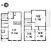 大森西町戸建貸家D棟の間取り画像