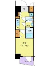 プレサンスジェネ浅草EASTの間取り画像