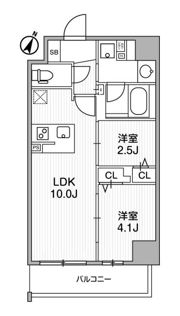 ラヴィエール三ノ輪の間取り画像