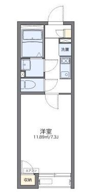 レオネクストウエスト早稲田の間取り画像