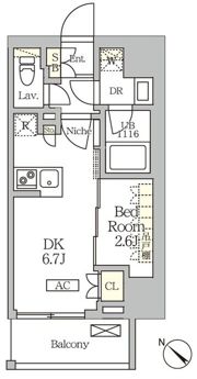 ARKMARK大塚の間取り画像