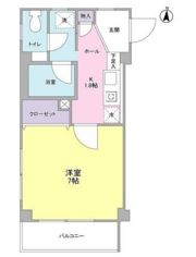 那須ハイライズ(中野新橋)の間取り画像