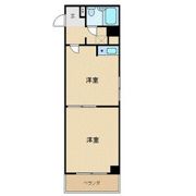 スカイコートお花茶屋の間取り画像