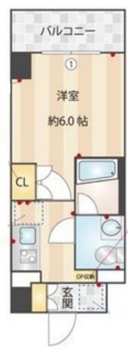 オーパスレジデンス森下の間取り画像