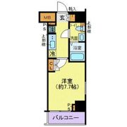 ジェノヴィア東日本橋駅前グリーンヴェールの間取り画像