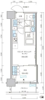 パークアクシス池袋イーストの間取り画像