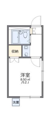 レオパレス白山第4の間取り画像