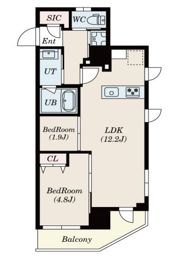 S-RESIDENCE瑞江の間取り画像