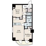 S-RESIDENCE瑞江の間取り画像