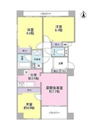 カーサフォルトオアサの間取り画像
