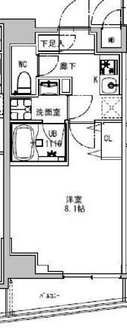 S-RESIDENCE両国park sideの間取り画像