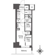 コンフォリア東新宿の間取り画像