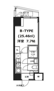 S-RESIDENCE蔵前の間取り画像