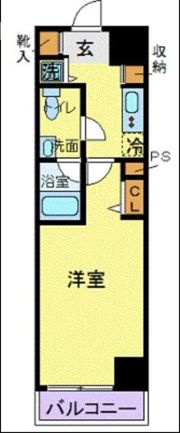 カスタリア蔵前の間取り画像