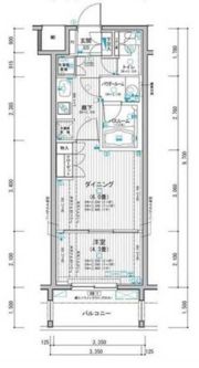 ミリアレジデンス東池袋の間取り画像
