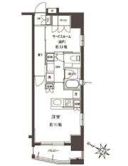 フォレシティ神田多町の間取り画像
