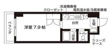 ローズウッド・ハイツ門前仲町の間取り画像